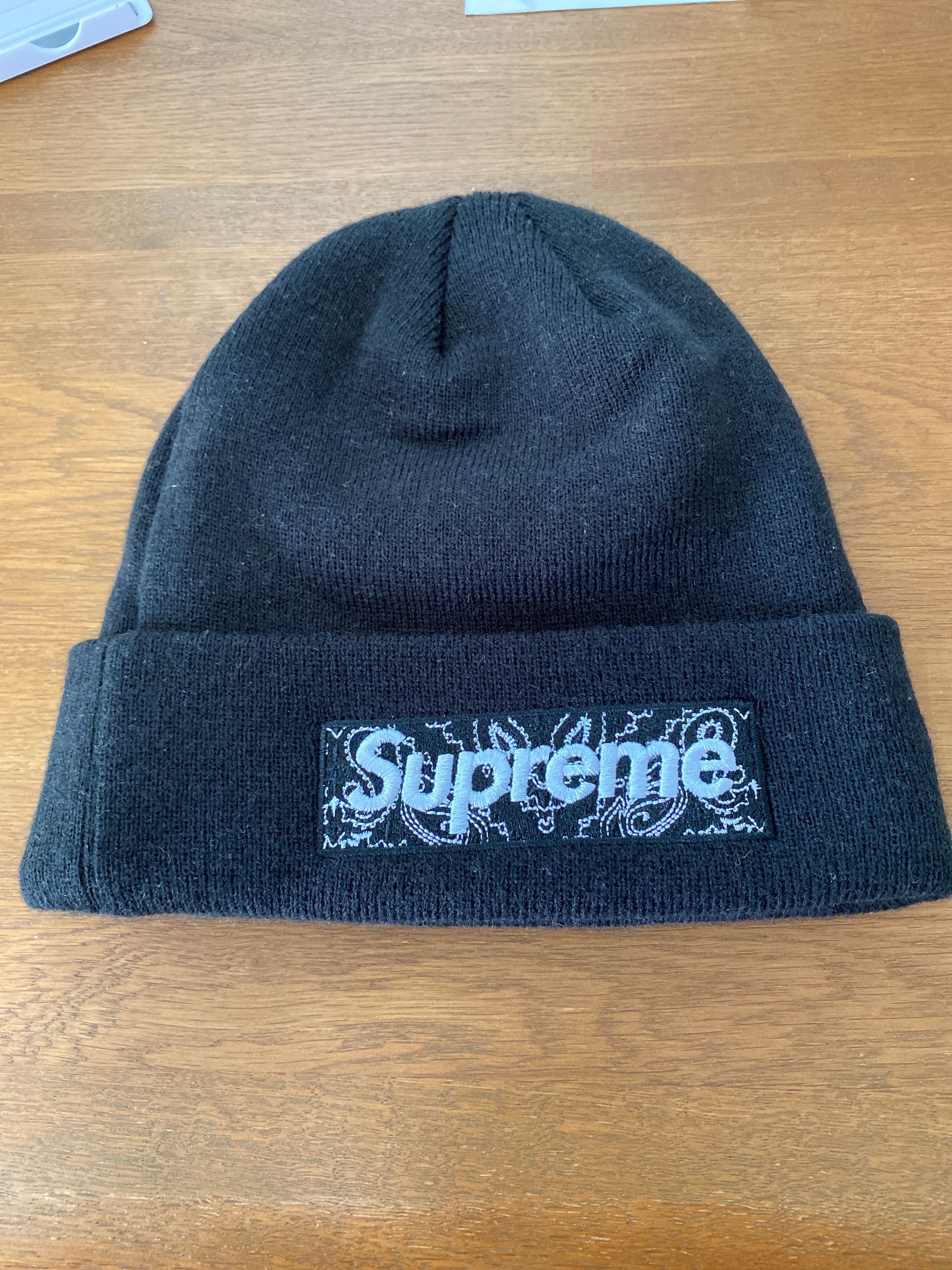 Supreme New Era® Box Logo Beanie "Black"