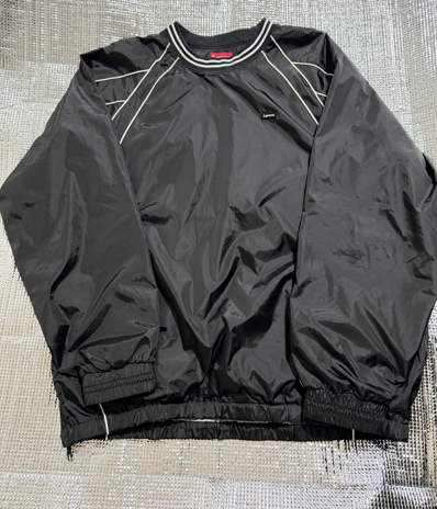 Supreme Piping Warm Up Pullover "Black"