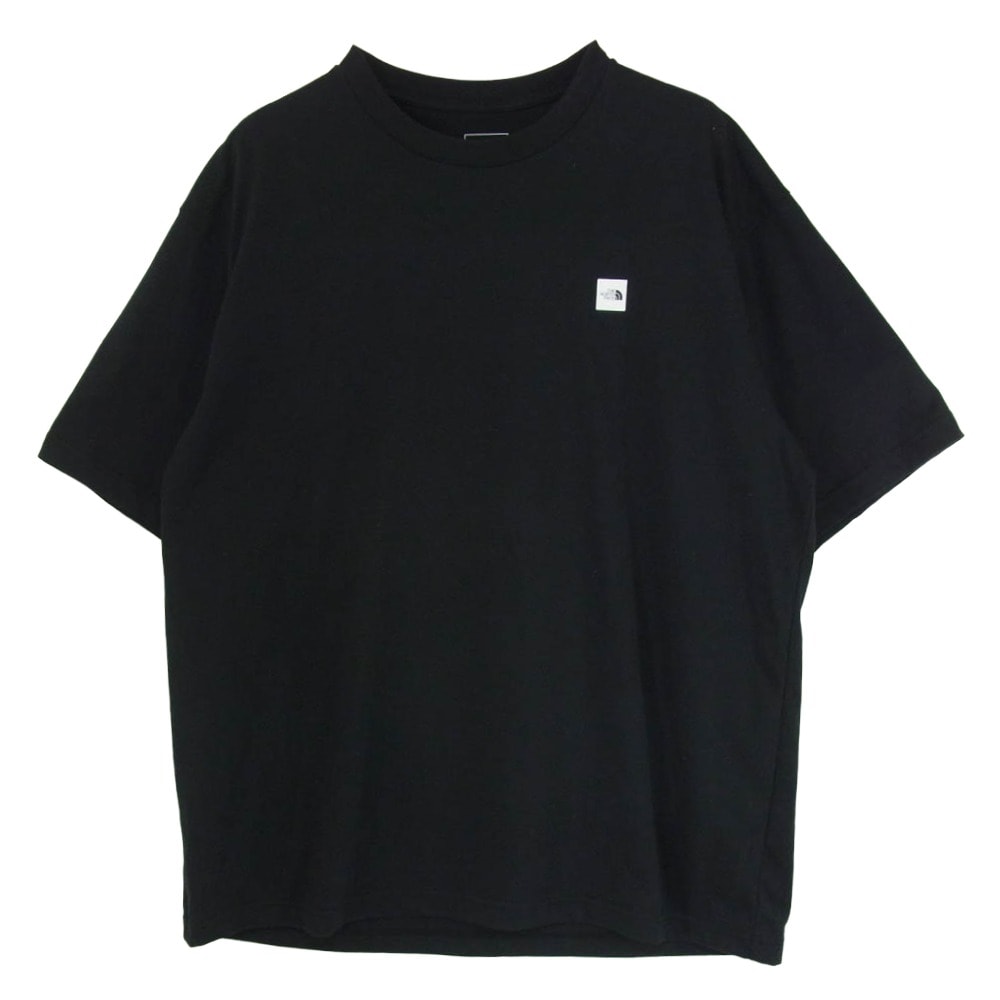 THE NORTH FACE ノースフェイス Tシャツ NT32445 SML BOX LOGO スクエアロゴ 胸ロゴ クルーネック 半袖 Tシャツ ブラック系 XXL【中古】