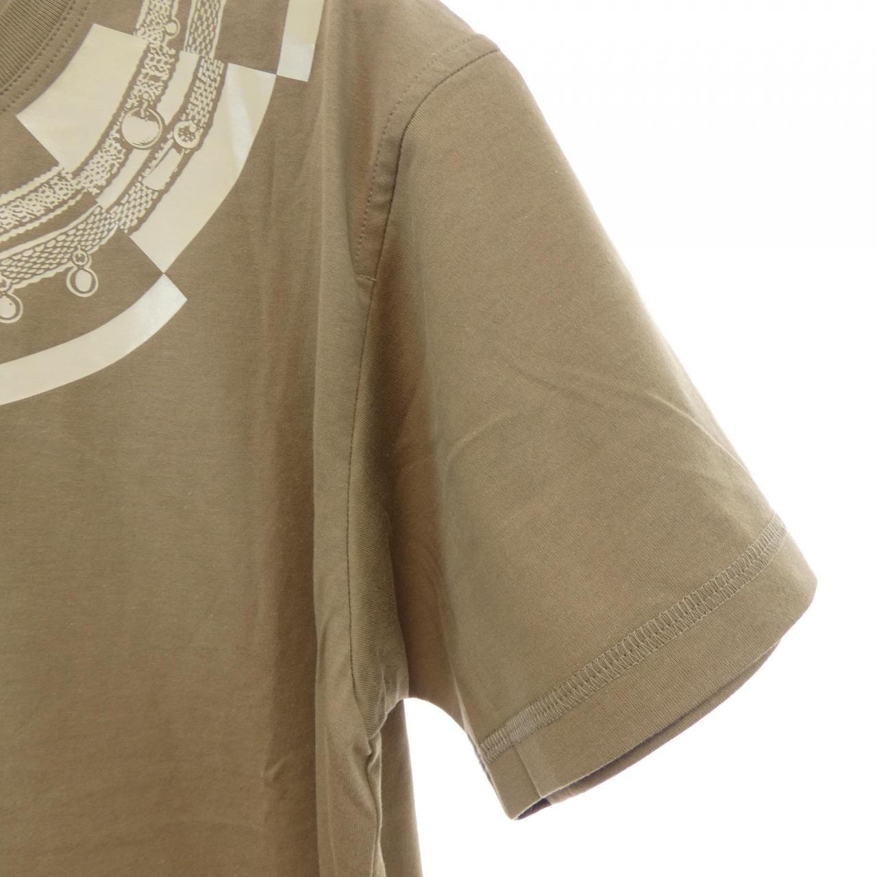 【新品】エルメス プリントTシャツ Tresor de Medor 36 B (目立った傷や汚れなし)】エルメス HERMES カルトゥッシュ LE TRESOR