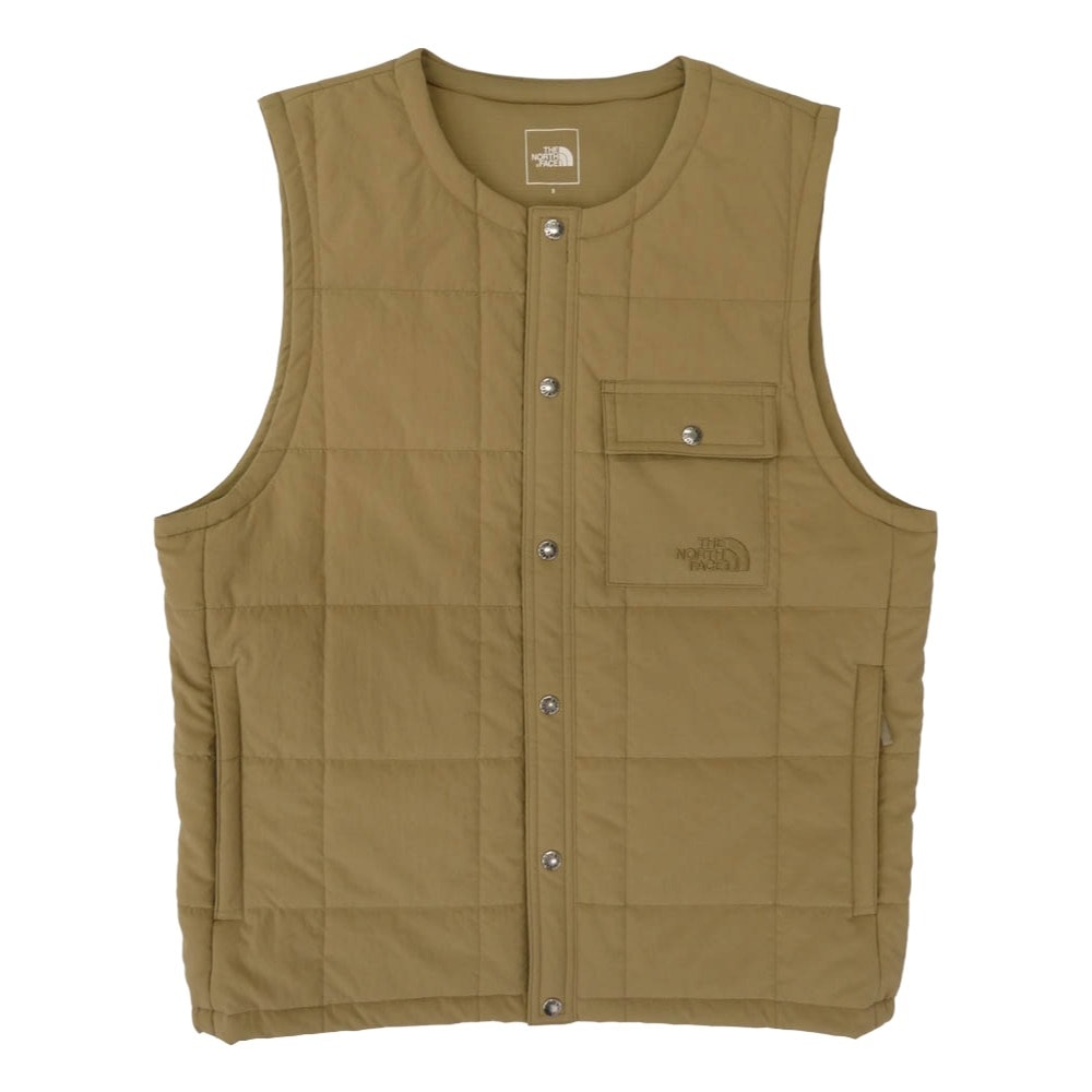 THE NORTH FACE ノースフェイス ベスト NY82330 Meadow Warm Vest メドウ ウォーム ベスト ブラウン系 S【中古】