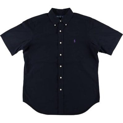 古着 ラルフローレン Ralph Lauren CLASSIC FIT 半袖 ボタンダウンシャツ メンズM相当/eaa568079