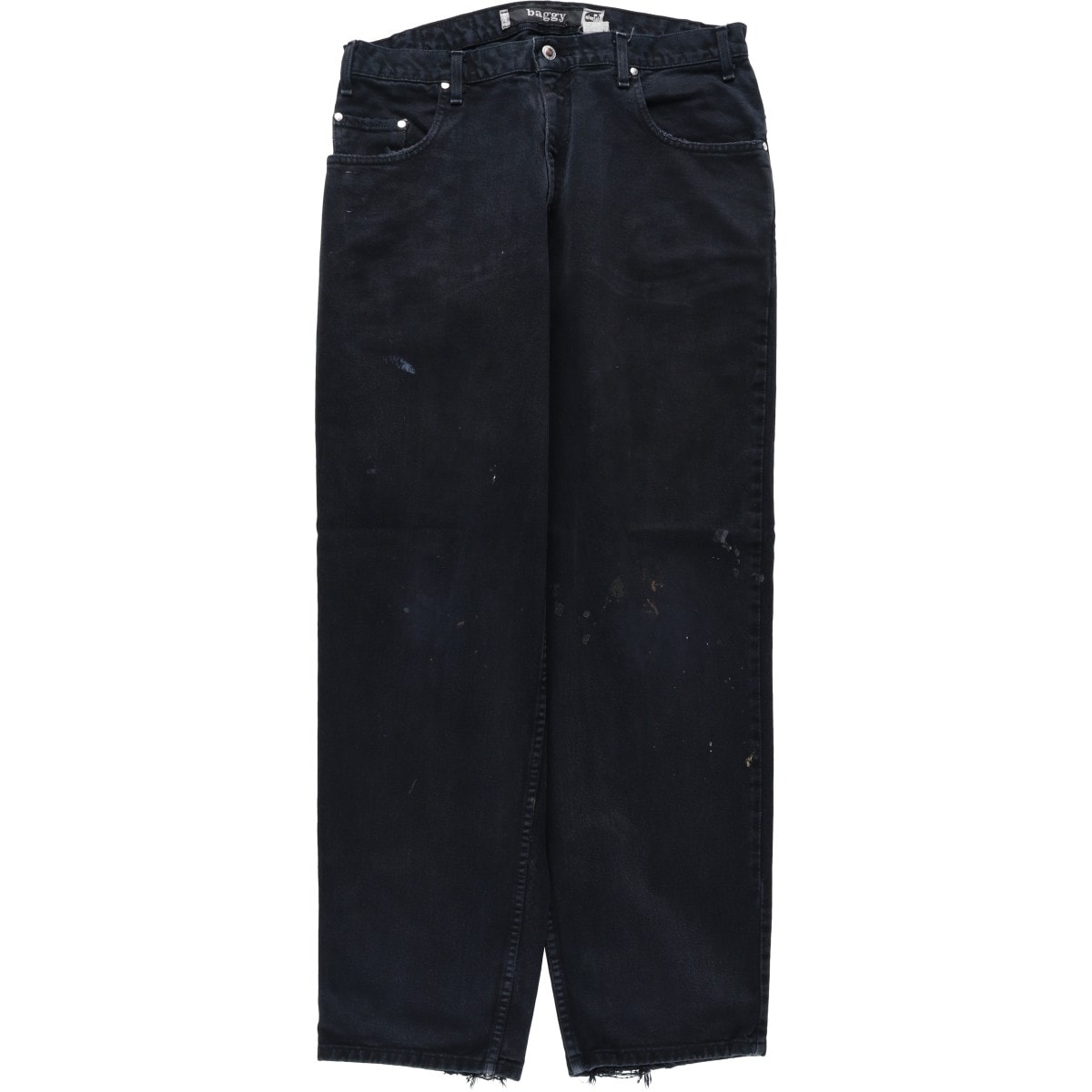 古着 00年代 リーバイス Levi's SILVER TAB シルバータブ BAGGY バギー ブラックデニム テーパードデニムパンツ メンズw37相当/eaa632342