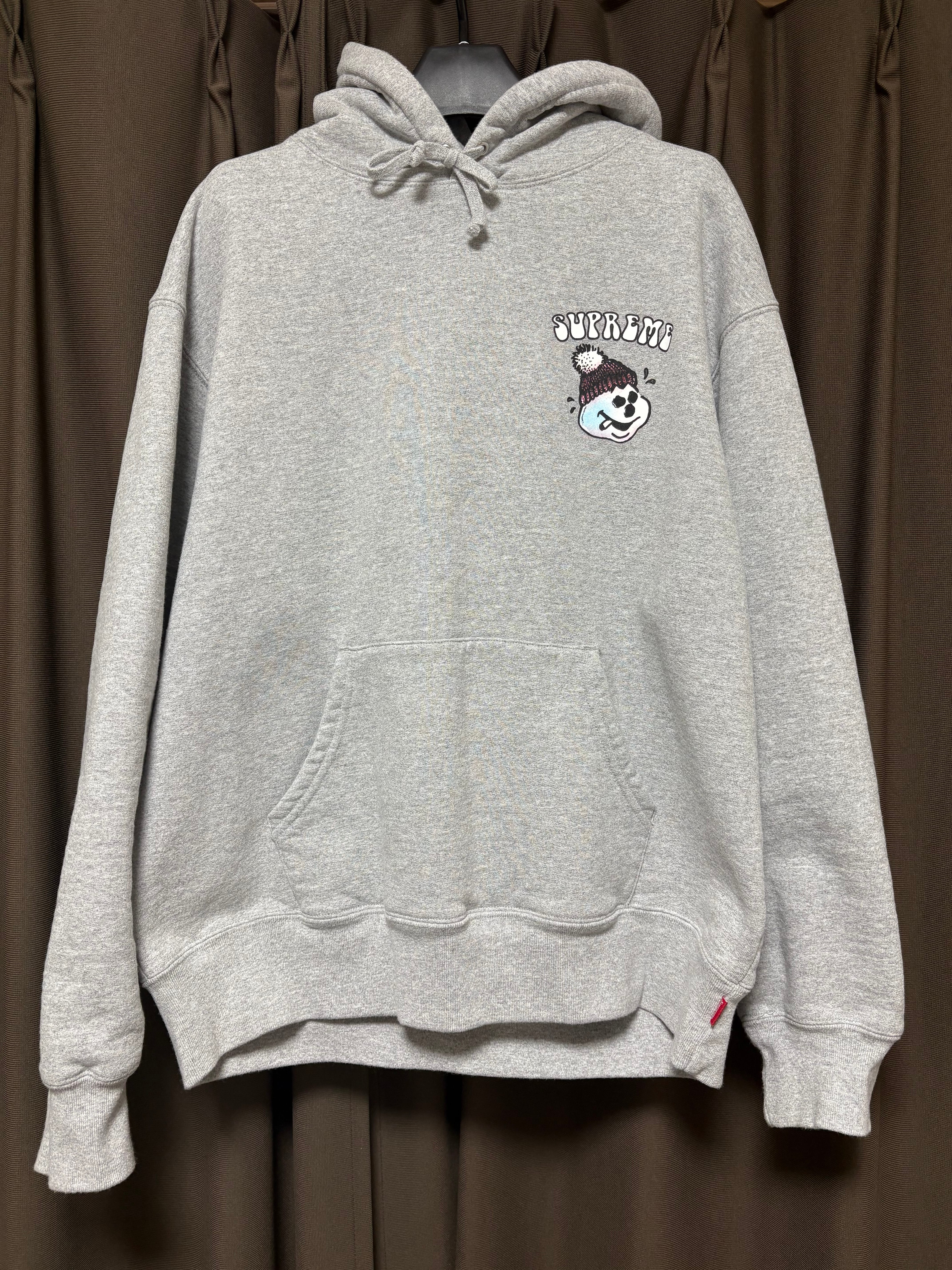 Supreme Snowman Hooded Sweatshirt "Heather Grey"