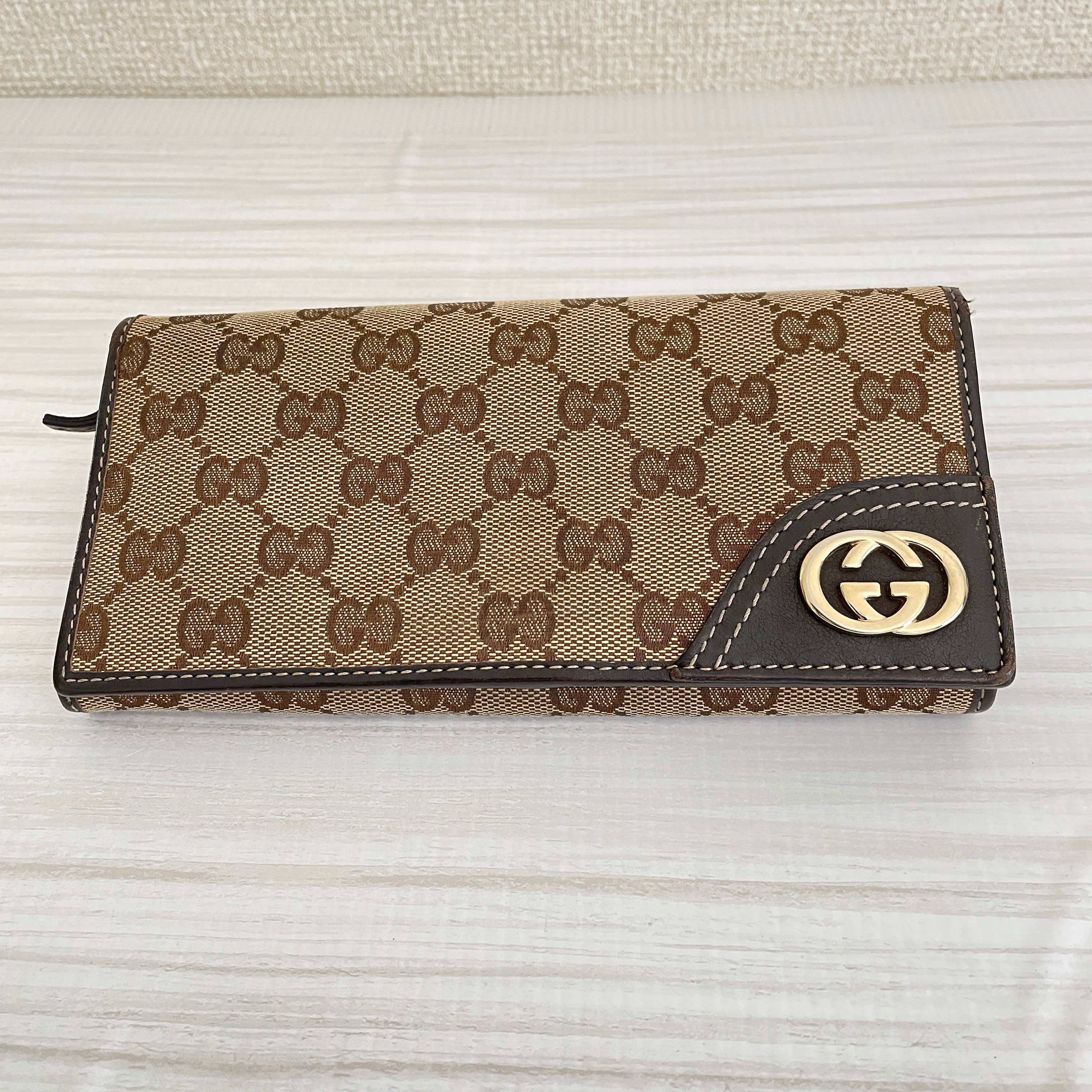 グッチ 204836 GGキャンバス 長財布