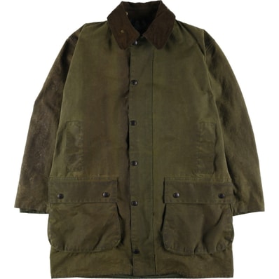 古着 80年代 バブアー Barbour NORTHUMBRIA ノーザンブリア 2ワラント ワックスコットン オイルドジャケット 英国製 メンズM相当 ヴィンテージ/eaa614865