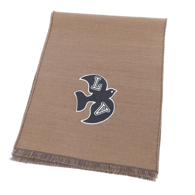 極美品 ルイヴィトン マフラー エシャルプ・LV ハーモニー M77942