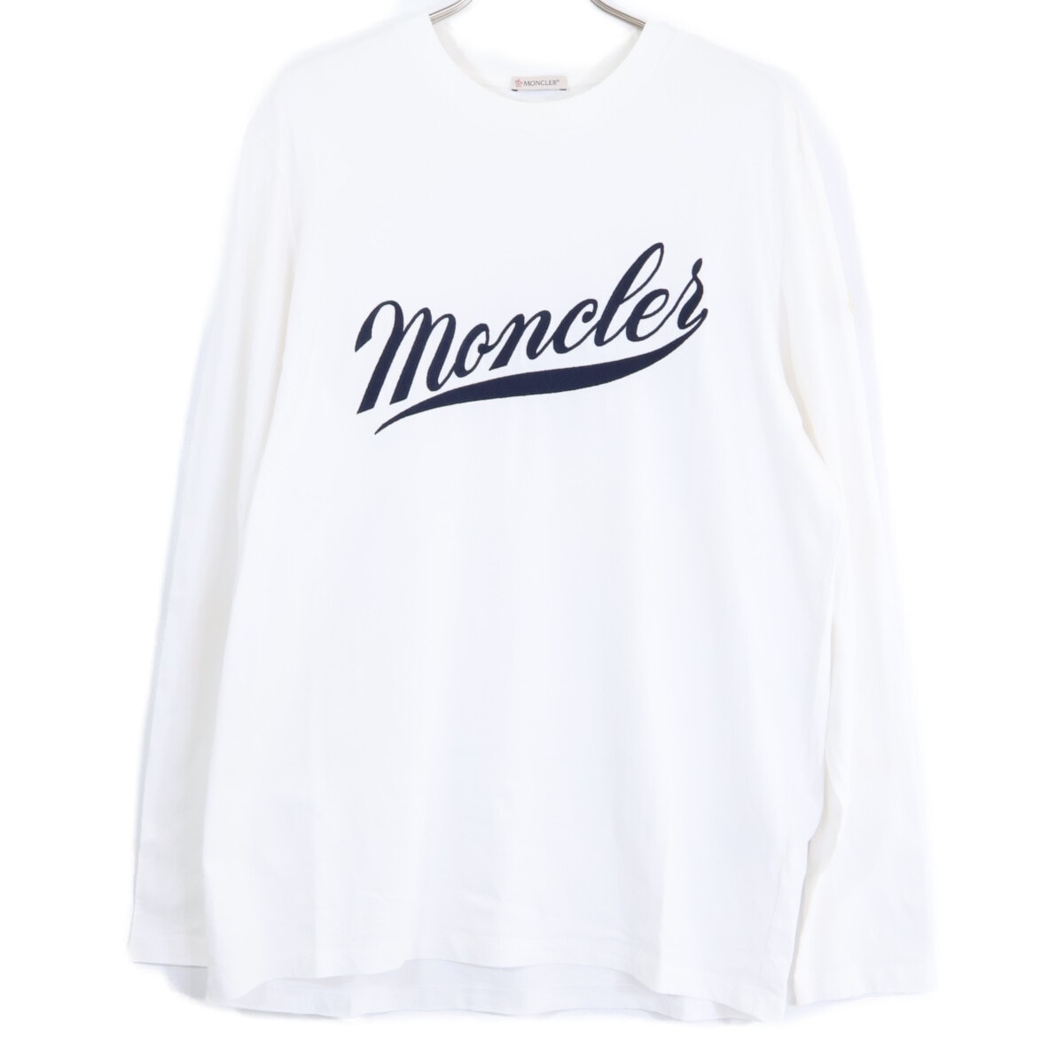 モンクレール 22年 LS TSHIRT ロゴワッペン ロンT L