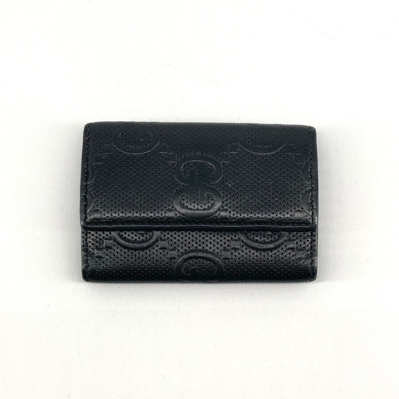 GUCCI(グッチ) GGエンボス 625565 キーケース ブラック