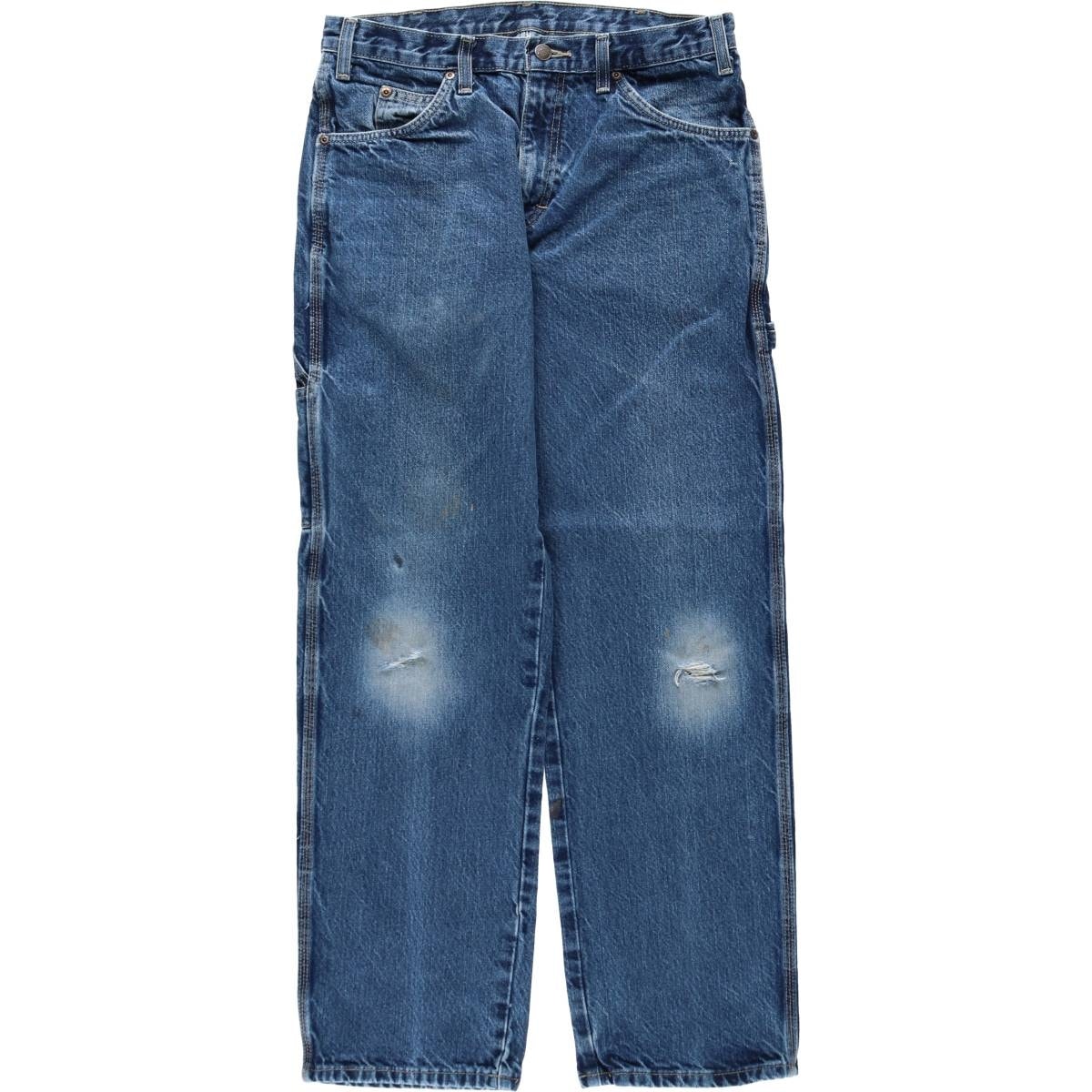 古着 ディッキーズ Dickies デニムペインターパンツ メンズw32相当/eaa631185