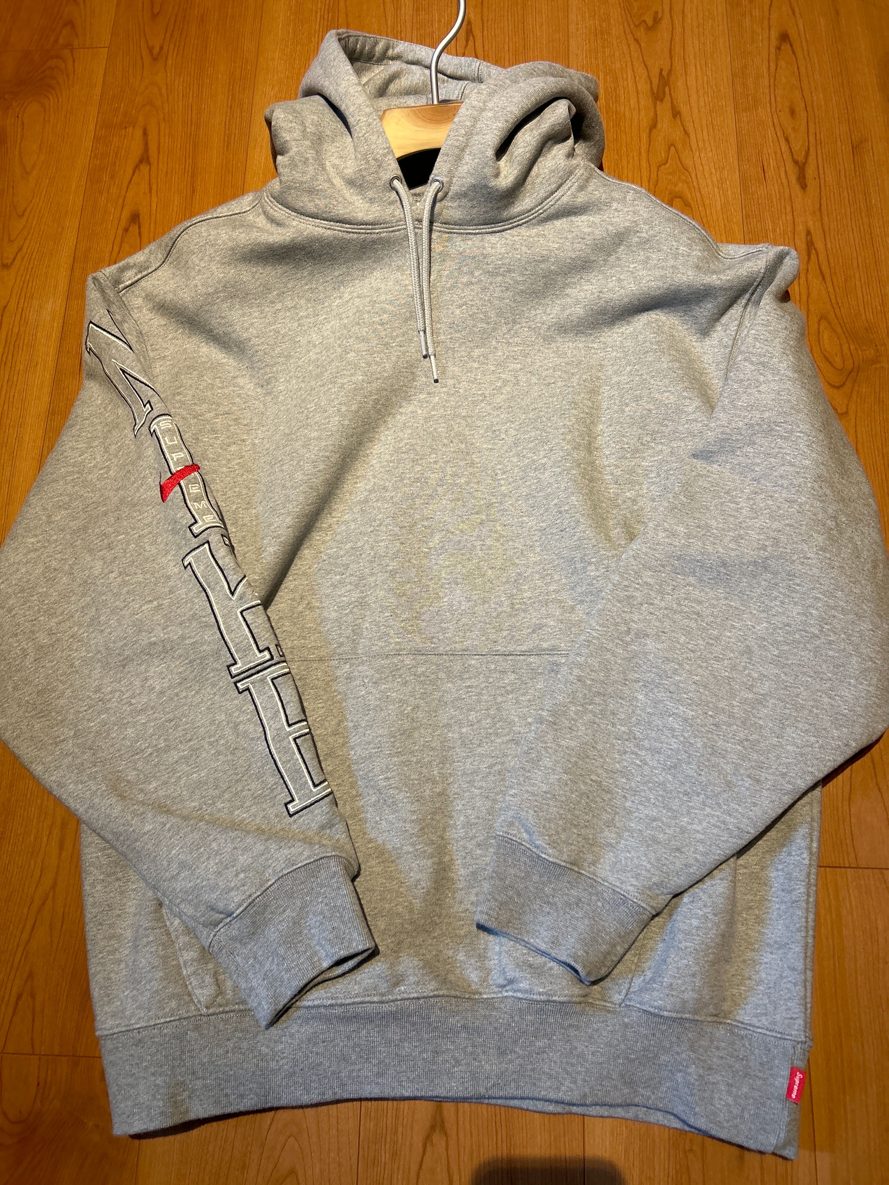 Supreme x Nike Hooded Sweatshirt "Heather Grey"