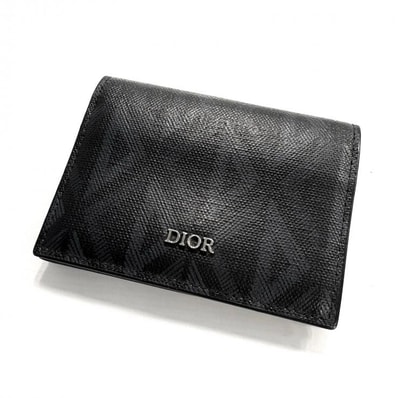 クリスチャンディオール CDダイヤモンドキャンバス カードケース 名刺入れ Christian Dior 正規品 【鑑定済み】