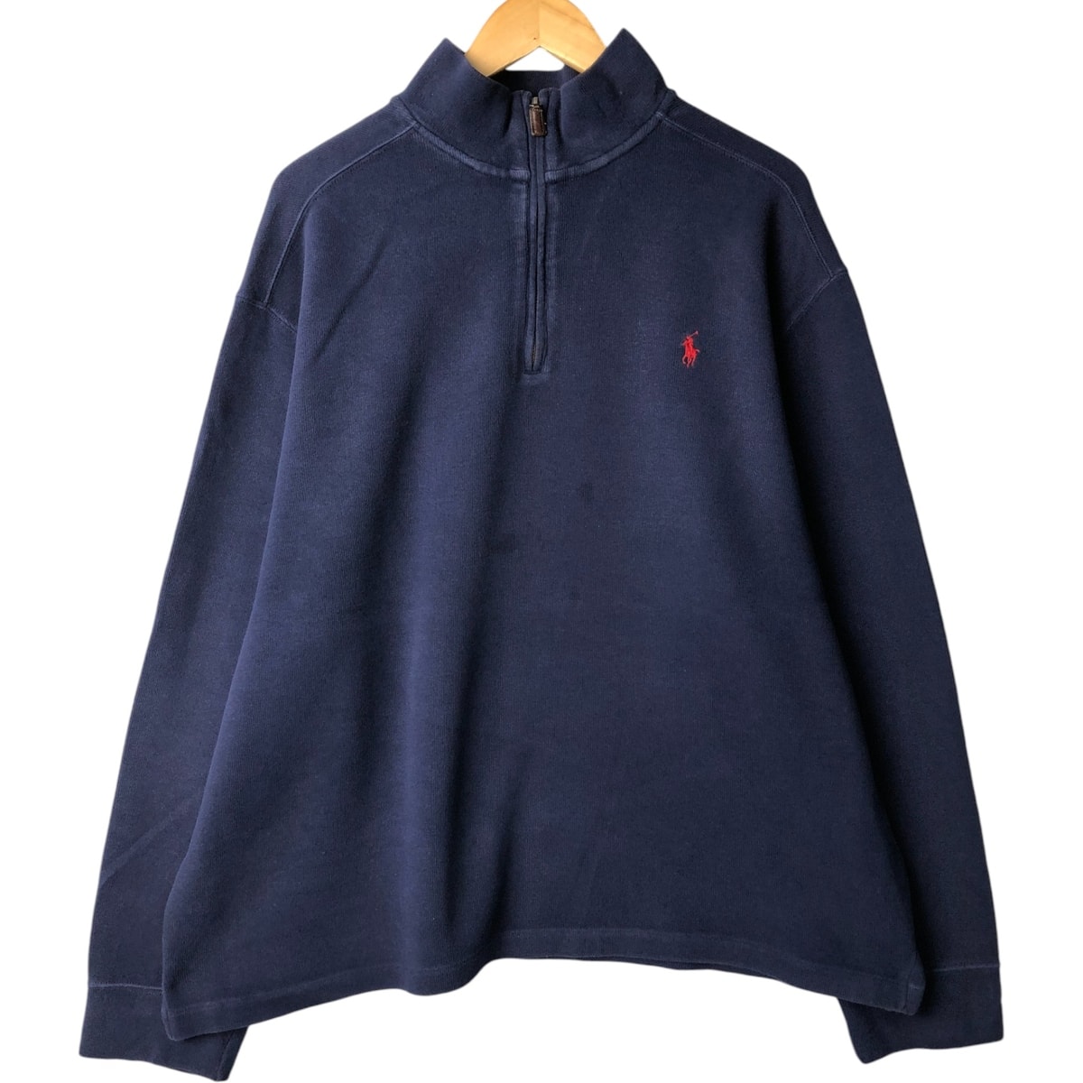 古着 ラルフローレン Ralph Lauren POLO by Ralph Lauren ハーフジップスウェットシャツ トレーナー メンズXXL相当/eaa590087