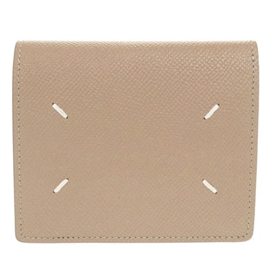 メゾン マルジェラ 4ステッチ レザー ベージュ 二つ