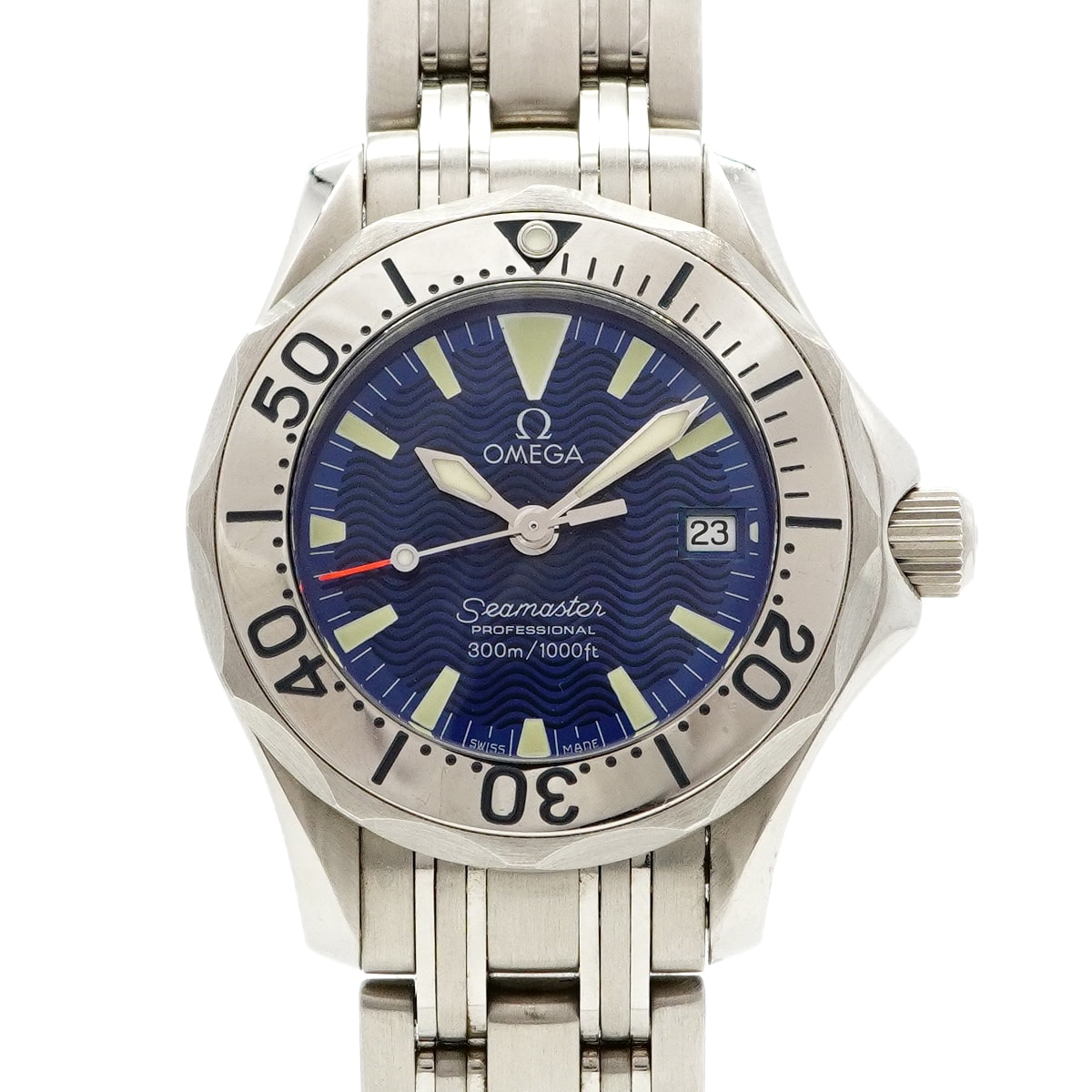 ★最終価格【6wce0388】オメガ シーマスター 2283.80 青文字盤【中古】腕時計 レディース