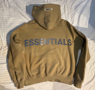 FEAR OF GOD ESSENTIALS 3M Logo Pullover Hoodie "Twill"