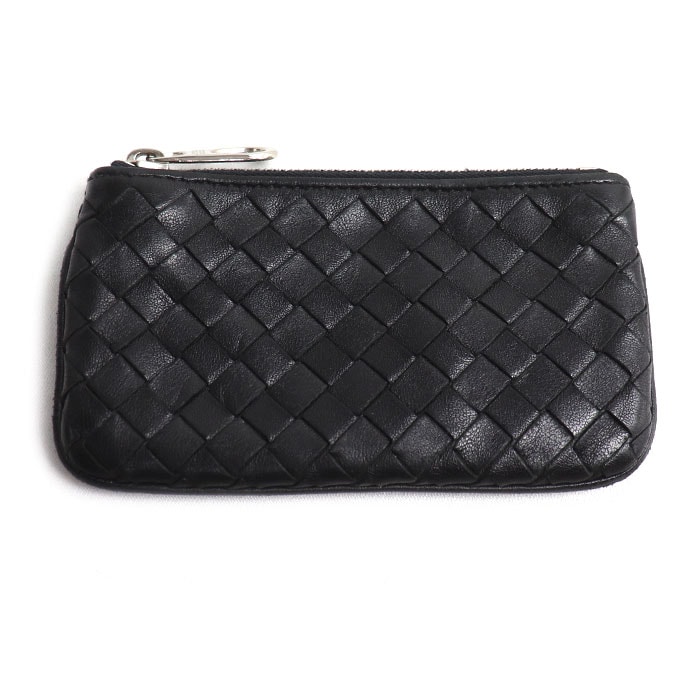 BOTTEGAVENETA ボッテガヴェネタ イントレチャート コインケース ブラック 131232 メンズ【中古】