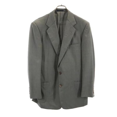 Burberrys バーバリーズ 90s オールド ウール テーラードジャケット A6 グレー系