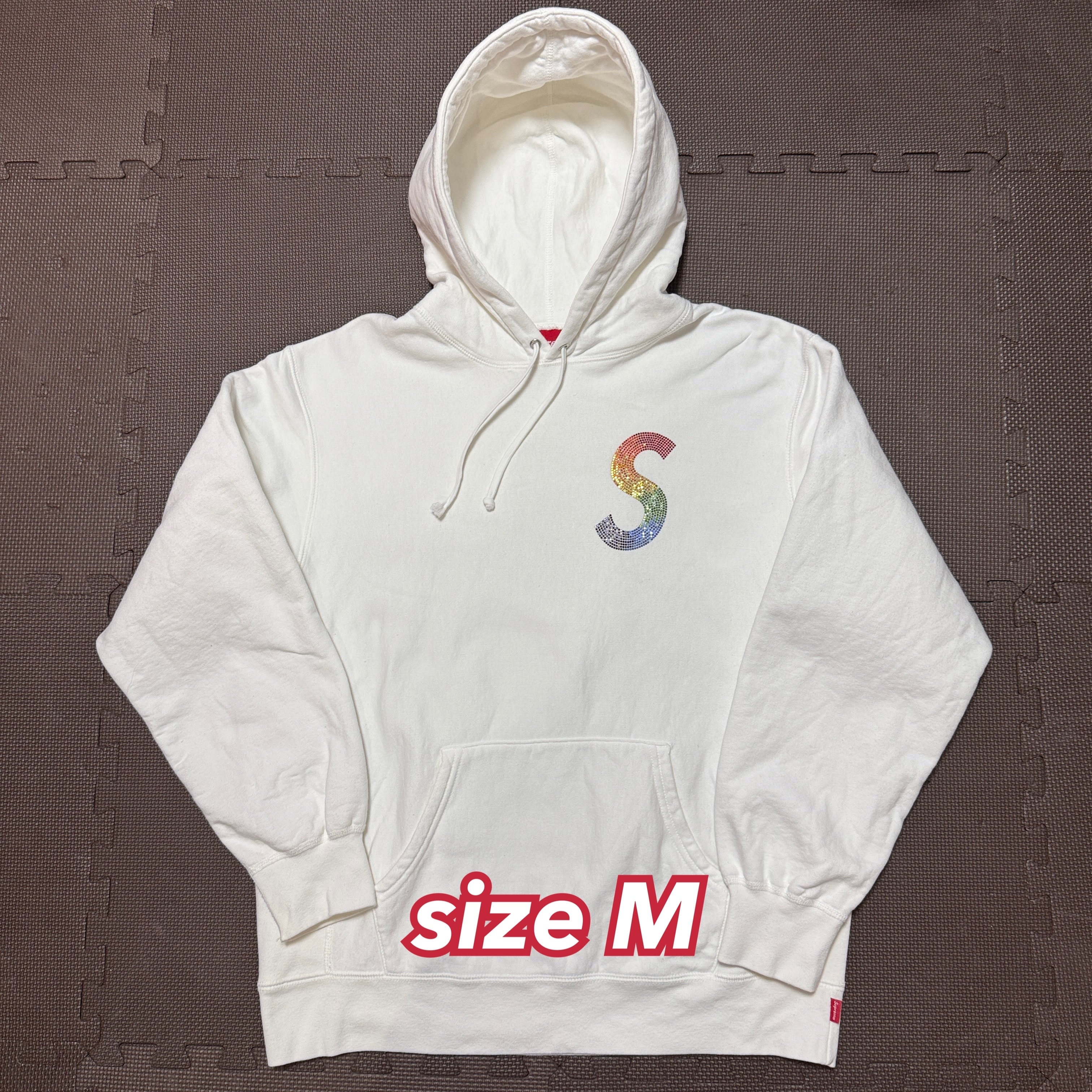 Supreme Swarovski® S Logo Hooded Sweatshirt 