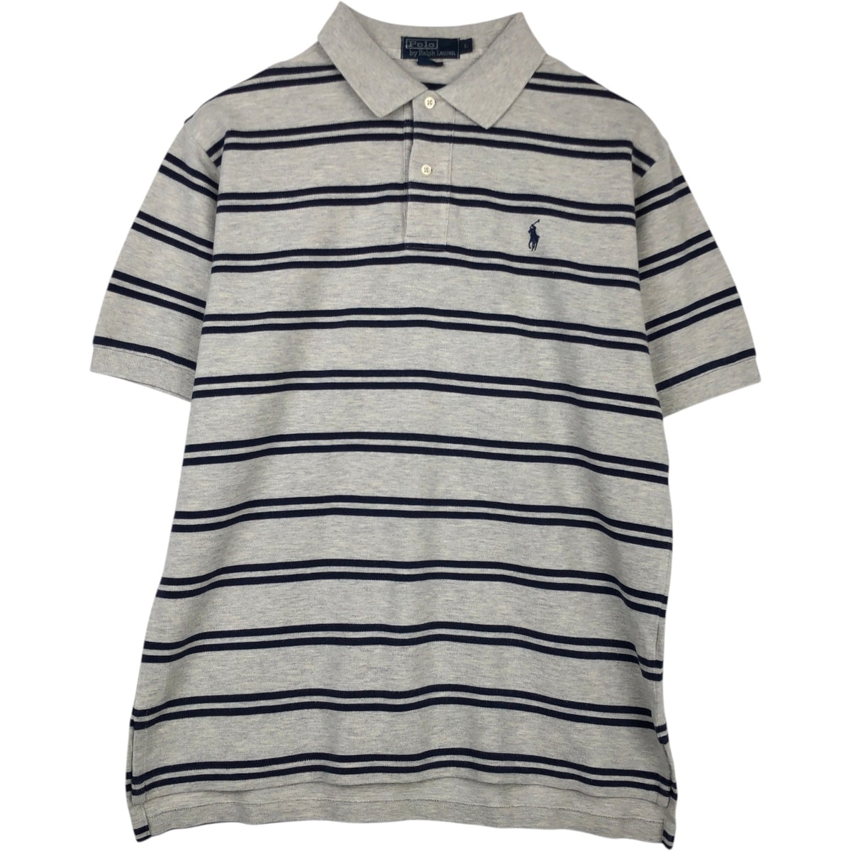 古着 ラルフローレン Ralph Lauren POLO by Ralph Lauren 半袖 ボーダー ポロシャツ メンズL相当/eaa622675