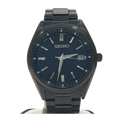 SEIKO セイコー メンズ腕時計 電波ソーラー セイコーコレクション 7B72-0AC0 ブラック