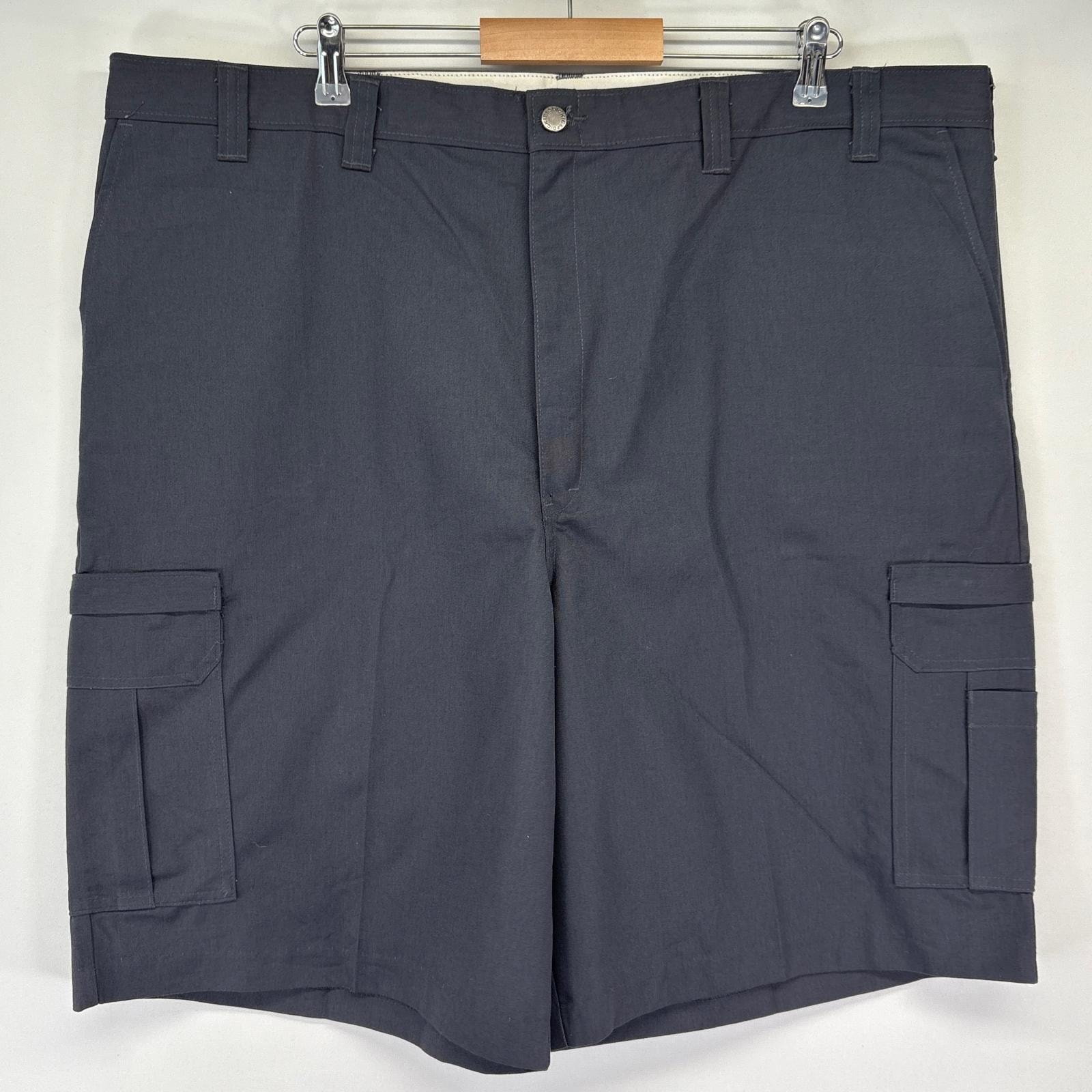 古着 美品 ディッキーズ Dickies ショートパンツ デッドストック タグ付き ハーフ 半ズボン 短パン 大きいサイズ 46  ダークグレー メンズ