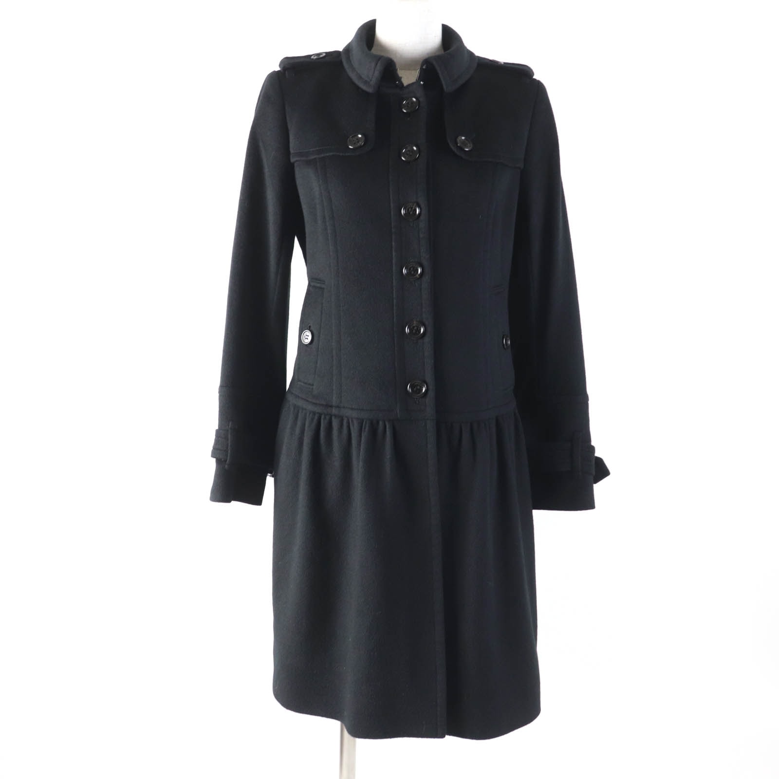 美品 バーバリーロンドン
 コート ブラック レディース 38