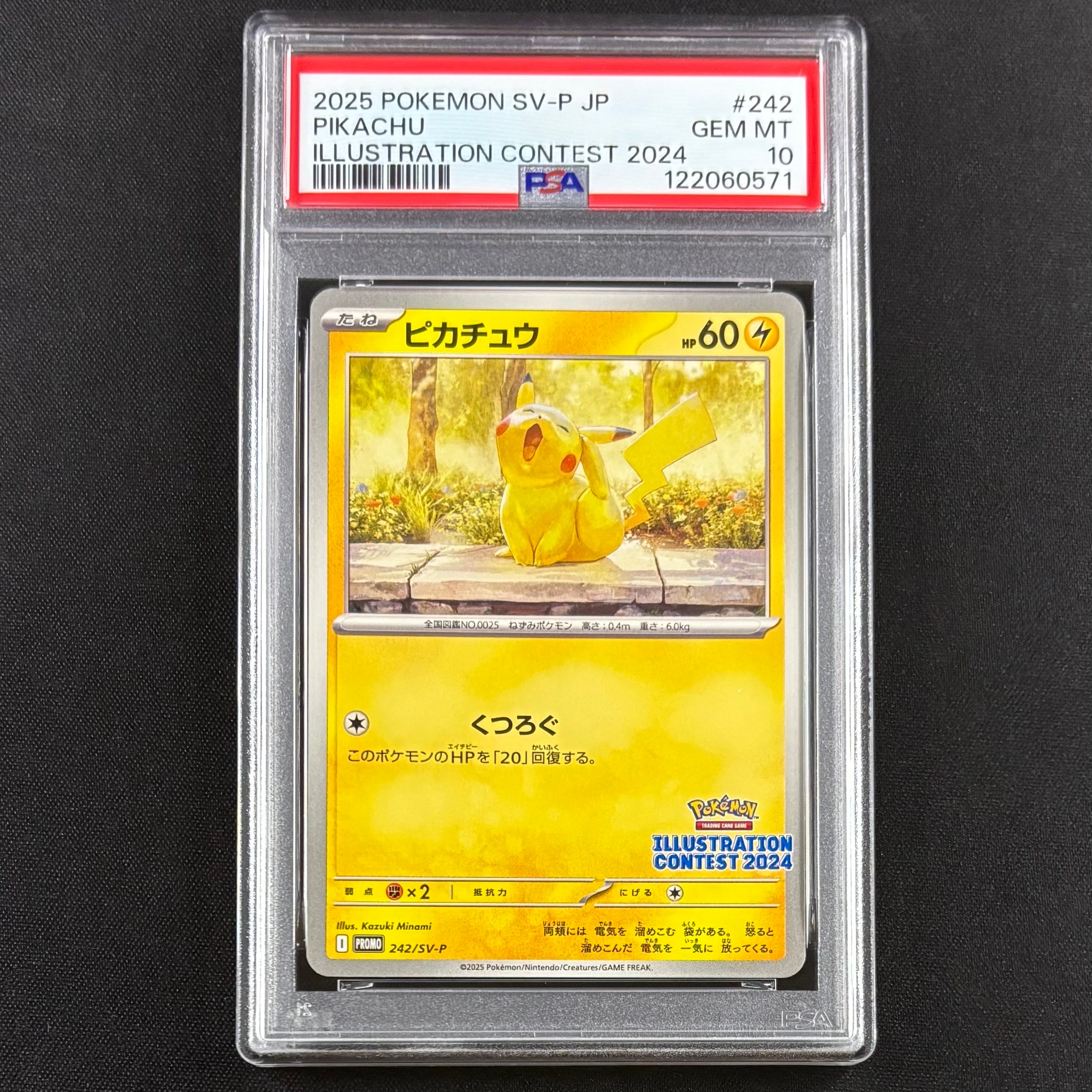 ピカチュウ [SV-P 242](プロモカードパック「イラストレーションコンテスト 2024 受賞作品プロモカード化記念キャンペーン」)