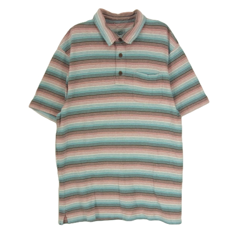 patagonia パタゴニア ポロシャツ 19SS 52770 Trail Harbor Polo トレイル ハーバー ボーダー 半袖 ポロシャツ マルチカラー系 S【中古】