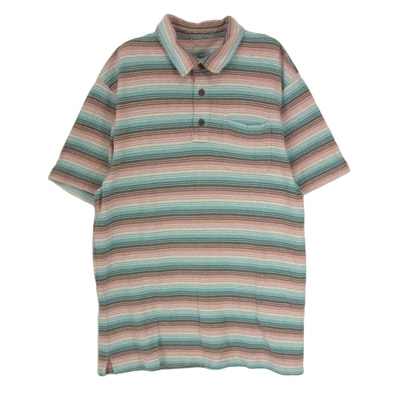 patagonia パタゴニア ポロシャツ 19SS 52770 Trail Harbor Polo トレイル ハーバー ボーダー 半袖 ポロシャツ マルチカラー系 S【中古】