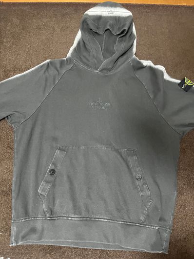 Supreme / Stone Island Stripe Hooded Sweatshirt "Black"