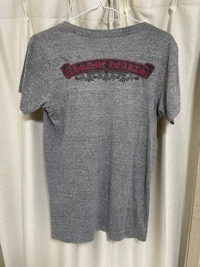 クロムハーツ OLD スクロールラベル Tシャツ