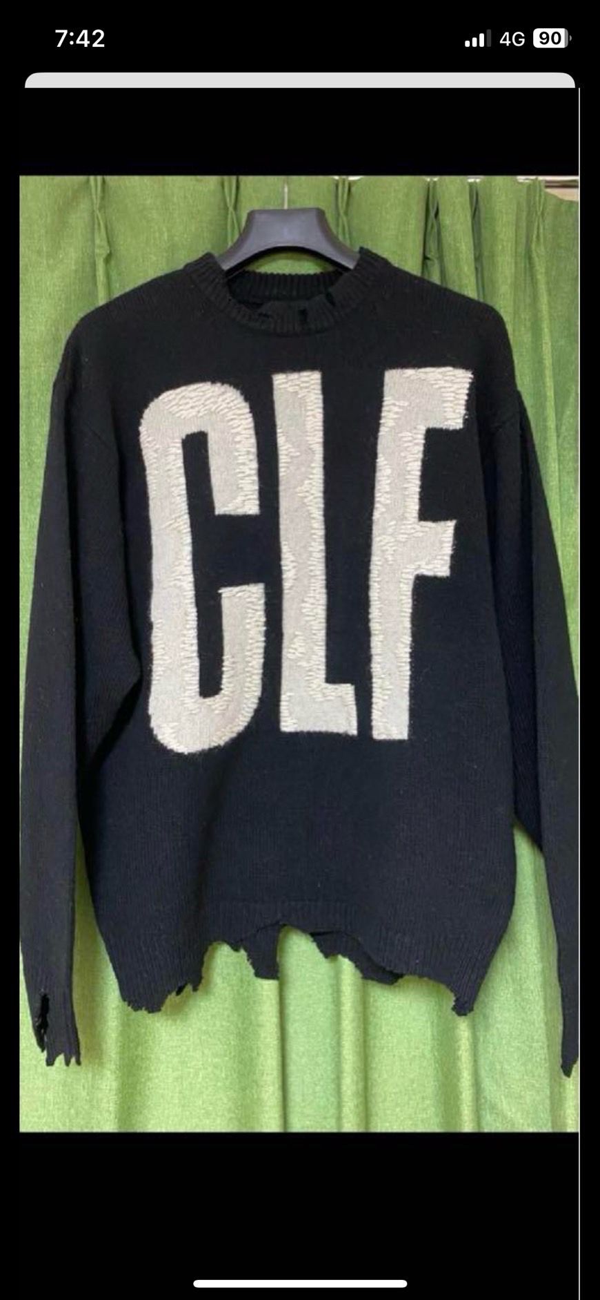 SAINT Mxxxxxx  Knit CLF "Black"