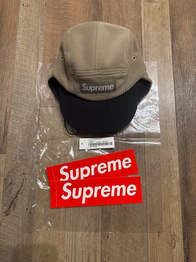 Supreme Polartec Earflap Camp Cap "Tan"