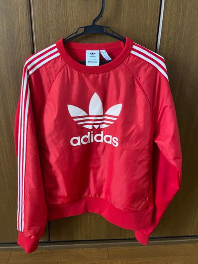 adidas x Wales Bonner Nylon Crew Jersey "Better Scarlet"