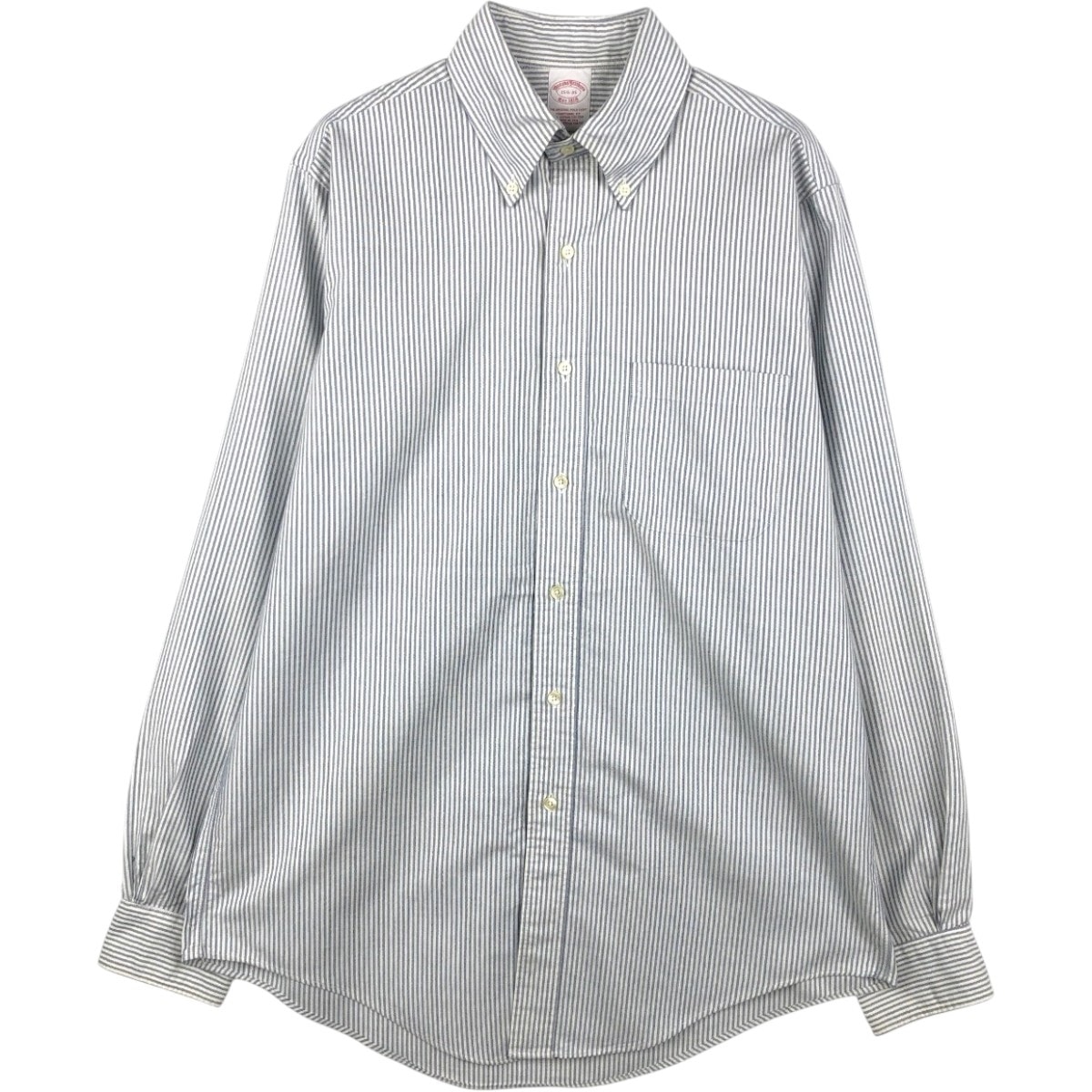 古着 90年代 ブルックスブラザーズ Brooks Brothers Est.1818 長袖 ボタンダウンストライプシャツ USA製 メンズM相当 ヴィンテージ/eaa666730