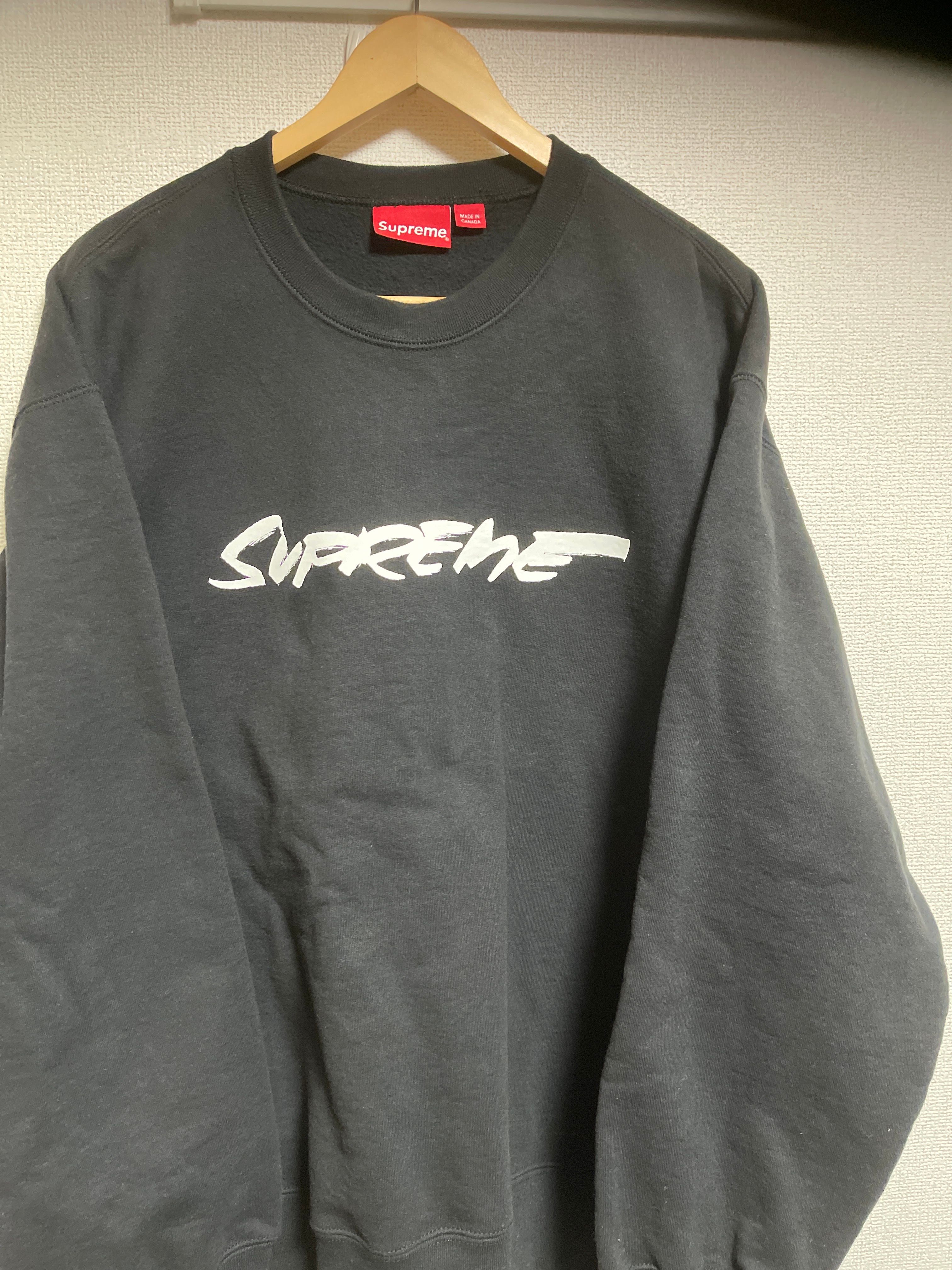 Supreme Futura Logo Crewneck "Black"