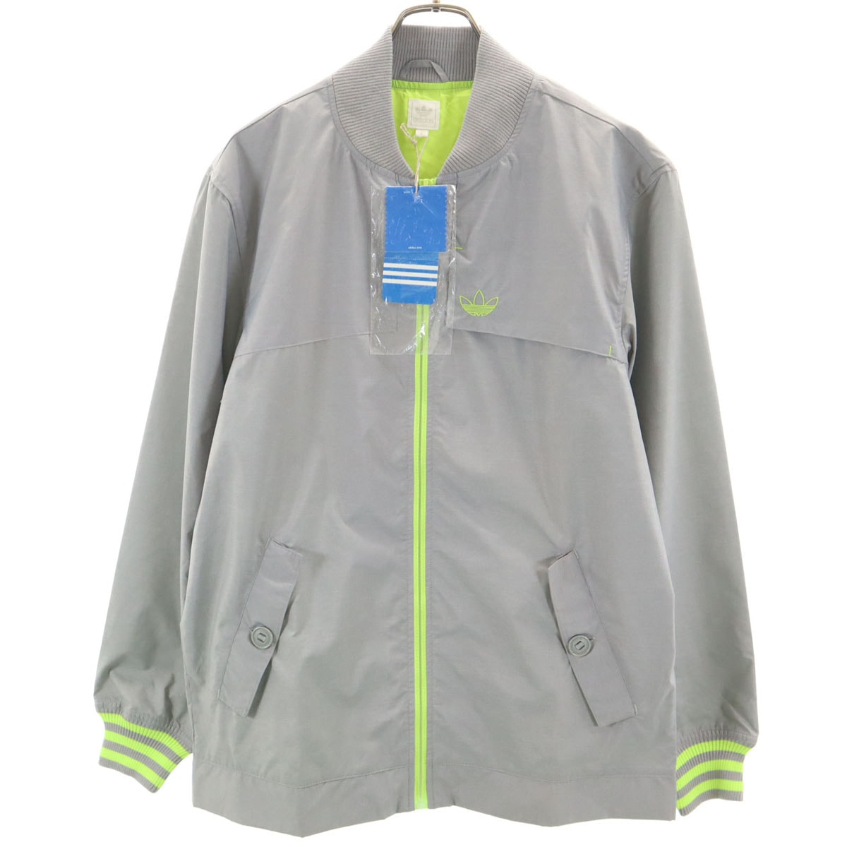 未使用 adidas Originals アディダスオリジナルス ブルゾン L グレー ジャケット