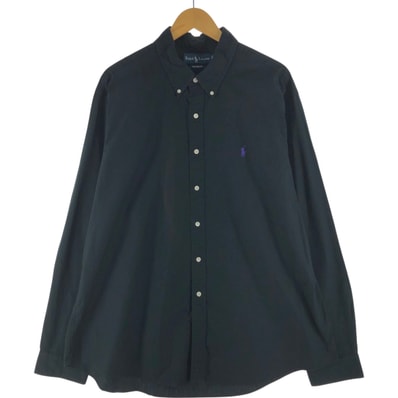 古着 ラルフローレン Ralph Lauren CUSTOM FIT 長袖 ボタンダウンシャツ メンズXXL相当/eaa561527
