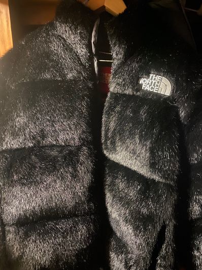 Supreme 20AW Faux Fur Nuptse Jacket