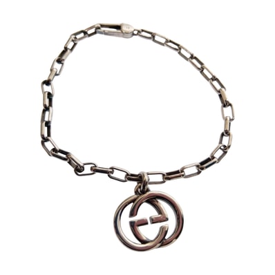 □□GUCCI グッチ ブレスレット インターロッキング