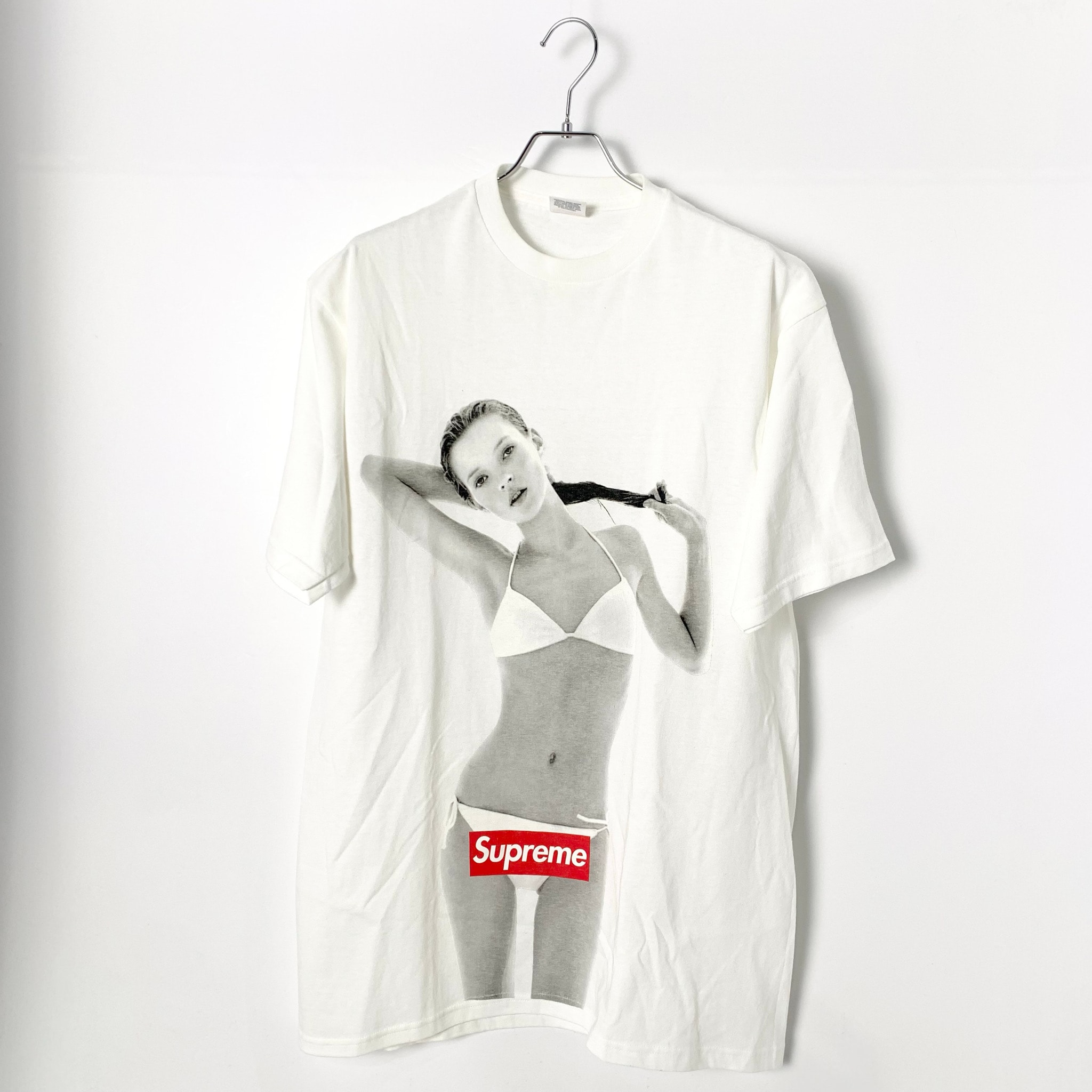 Supreme 10th Anniversary Kate Moss Tee "White"