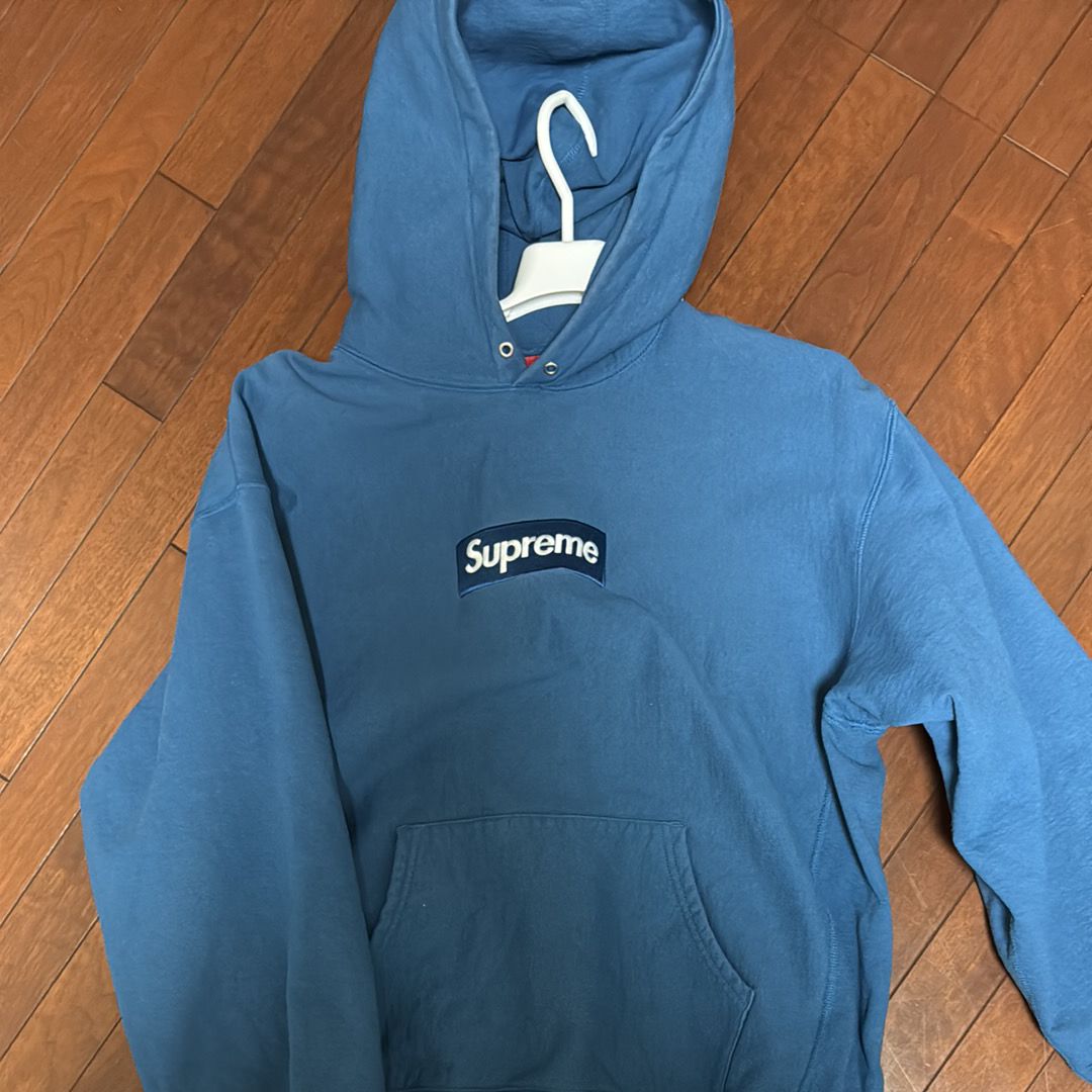 Supreme Box Logo Hooded Sweatshirt "Blue" (23FW)