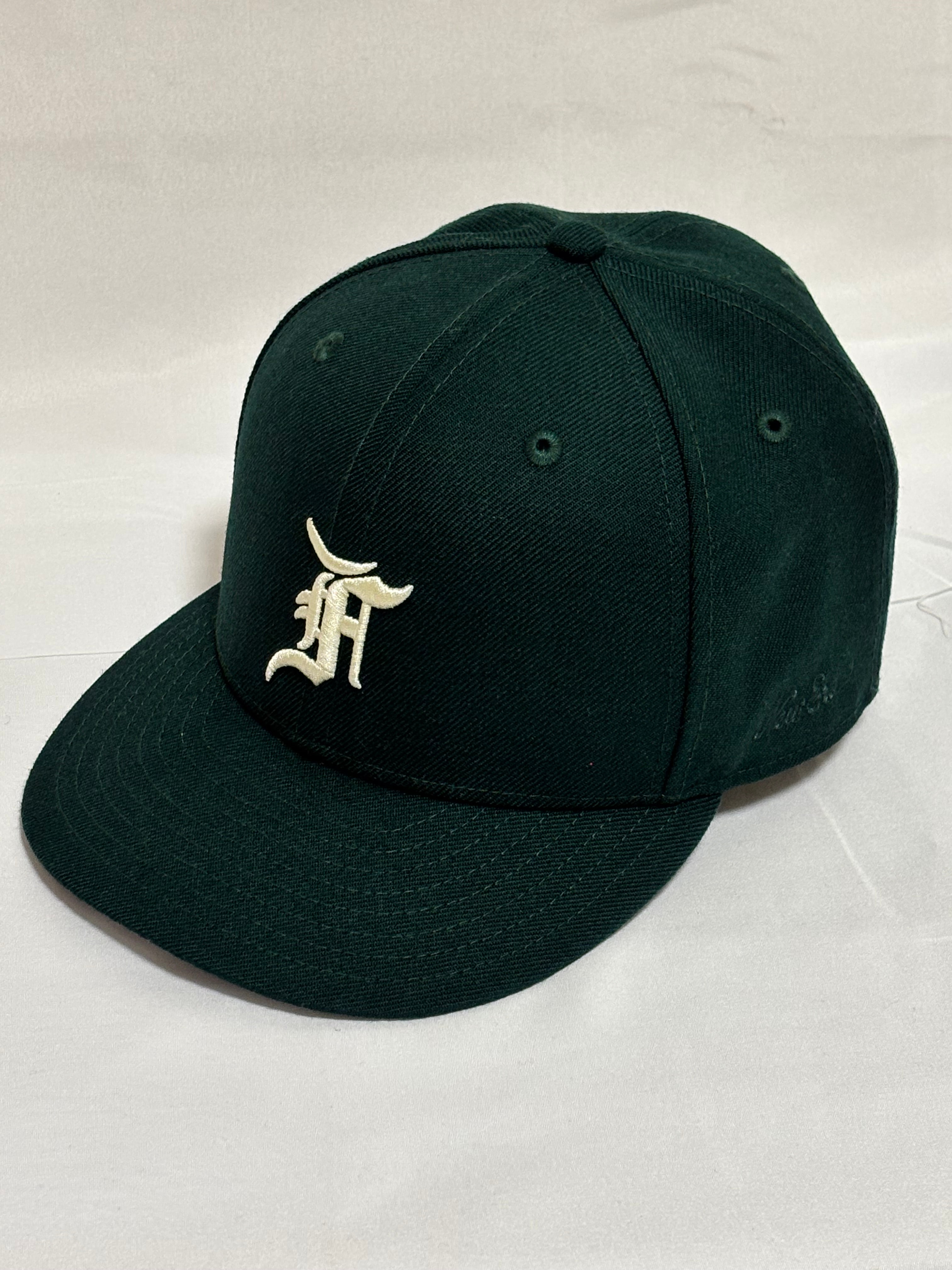NEW ERA FEAR OF GOD ESSENTIALS 59FIFTY F LOGO "Dark Green"