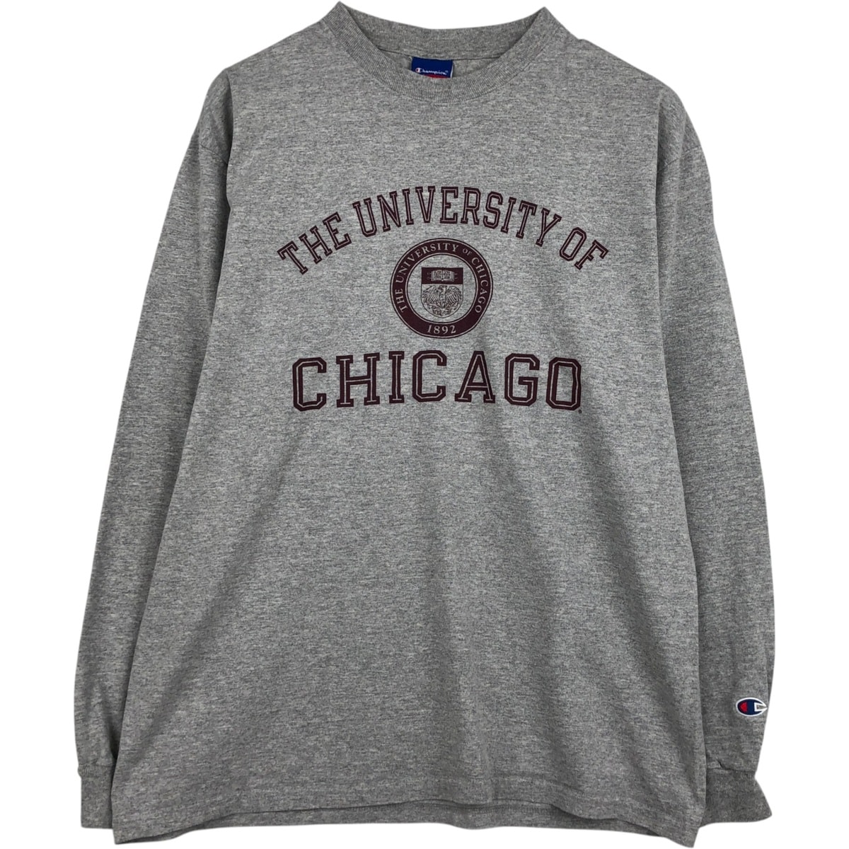 古着 00年代 チャンピオン Champion AUTHENTIC ATHLETIC APPAREL カレッジ ロングTシャツ ロンT メンズL相当/eaa627165