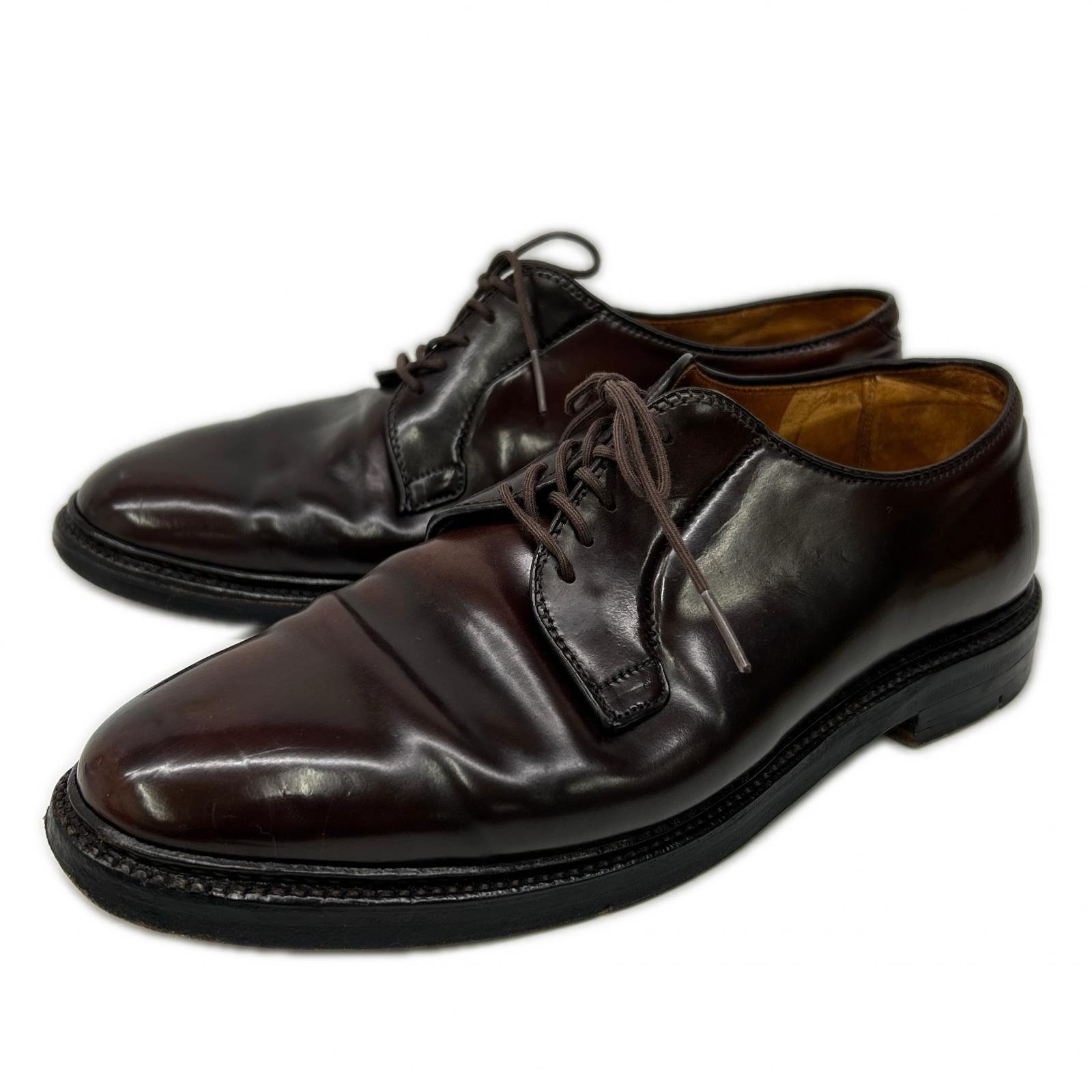 オールデン 990 コードバン プレーントゥ シューズ 7 1/2