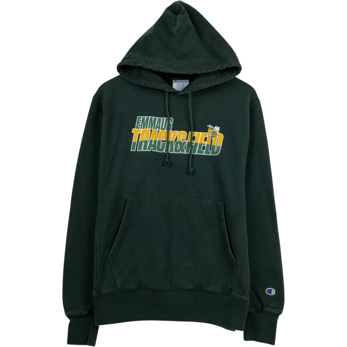 古着 チャンピオン Champion REVERSE WEAVE リバースウィーブ カレッジ キャラクター スウェットプルオーバーパーカー メンズM相当/eaa635462