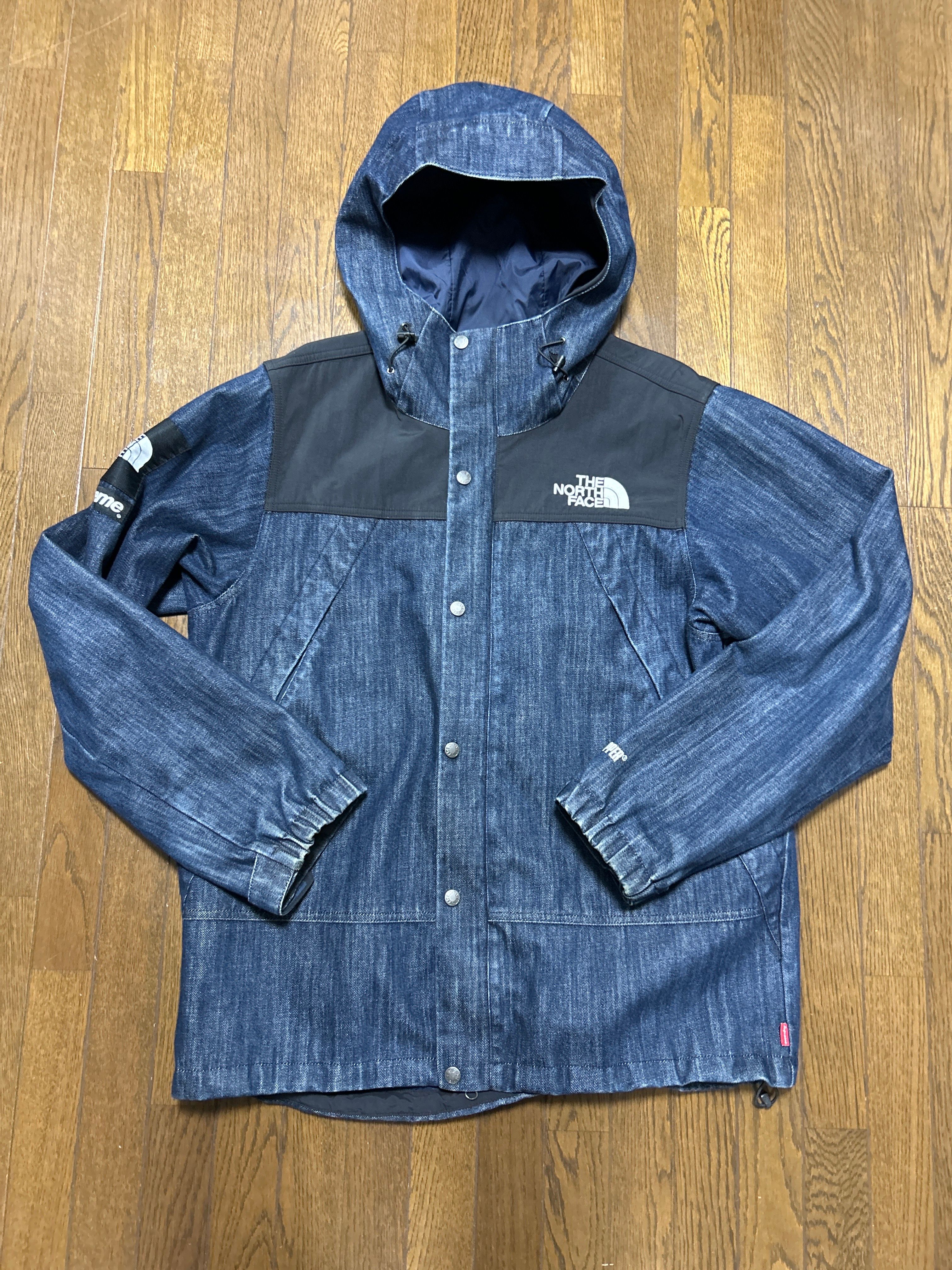 Supreme The North Face Denim Dot Shot Jacket "Denim"