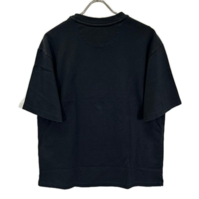 フェンディ 22年 FY1129AL28 ブラック エンボスロゴ ハーフスリーブコットンジャージーTシャツ XS