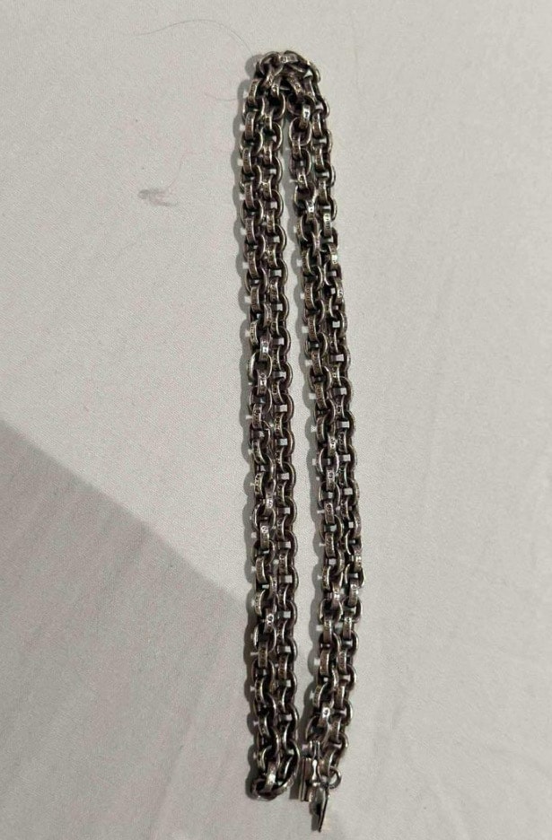 Chrome Hearts Paper Chain Necklace "Silver"